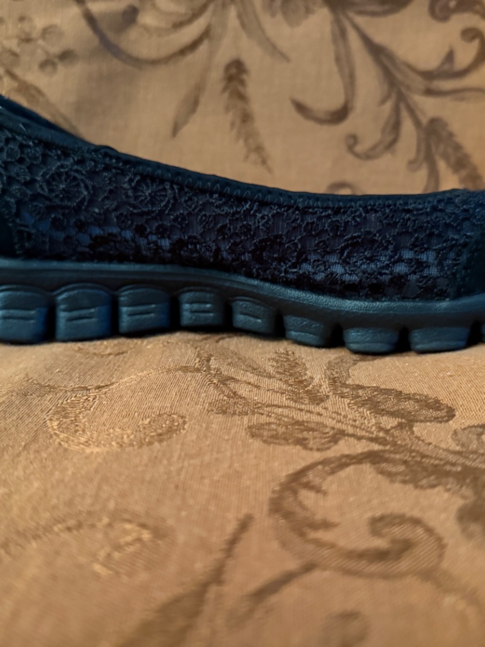 Skechers EZ Flex 2-Flighty black slip on ballet flats sz 9 - Picture 8 of 11